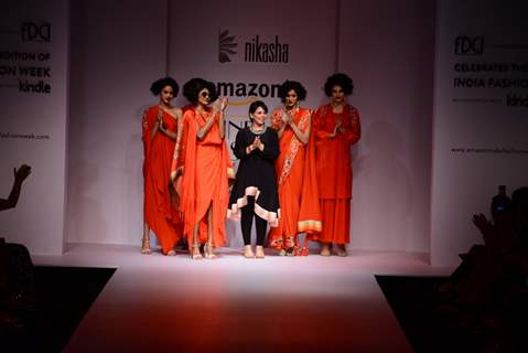 Nikasha Show at Amazon India Fashion Week 2015 Day 1