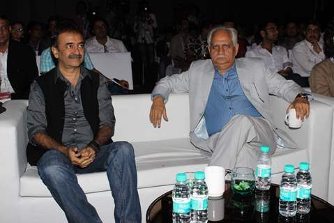 Rajkumar Hirani and Ramesh Sippy were snapped at FICCI Frames 2015 Day 2