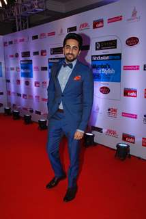 Ayushmann Khurrana poses for the media at HT Style Awards 2015