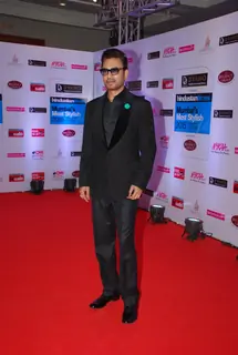 Irrfan Khan poses for the media at HT Style Awards 2015