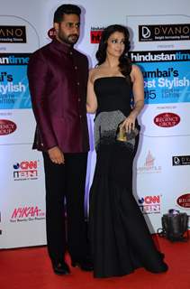 Abhishek Bachchan and Aishwarya Rai Bachchan at HT Style Awards 2015