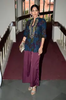 Himarsha Venkatsamy poses for the media at SPJ Sadhana School for a Noble Cause Event