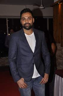 Abhay Deol poses for the media at Ashley Lobo's Amara Premiere