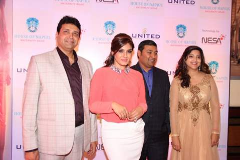 Raveena Tandon poses with guests at House Of Napius Event