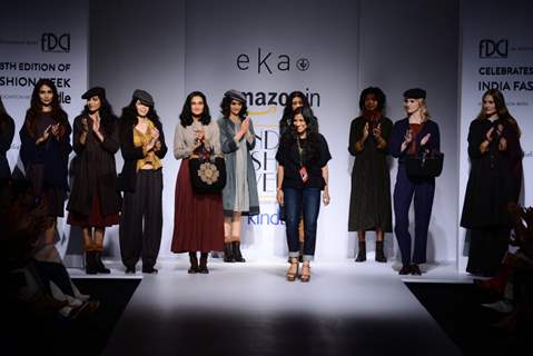 Eka's show at the Amazon India Fashion Week 2015 Day 3