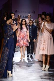 Pankaj & Nidhi's show at the Amazon India Fashion Week 2015 Day 3