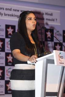 Bhumi Pednekar was seen at FICCI Frames 2015 Day 3