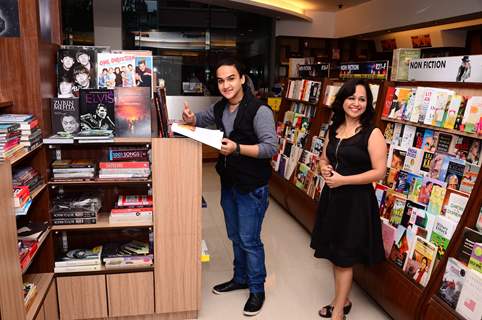 Faisal Khan poses for the media at Book Signing Event