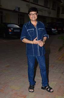 Sachin Pilgaonkar poses for the media at Launch of the Book Great Grandma's Kitchen Secret