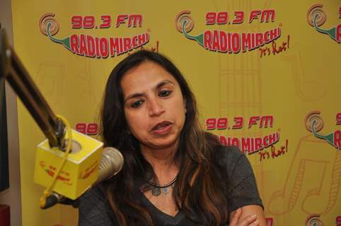 Shonali Bose interacts with the media at the Promotions of Margarita, with a Straw on Radio Mirchi