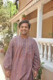 Anand Tiwari poses for the media at the Promotions of Detective Byomkesh Bakshy! on CID