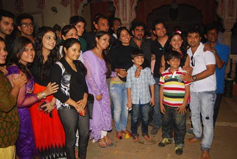 Team of Yeh Rishta Kya Kehlata Hai poses for the media at the Completion of 1700 Episodes