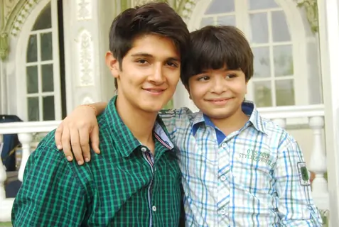Rohan Mehra poses with Shivansh Kotia at the Completion of 1700 Episodes