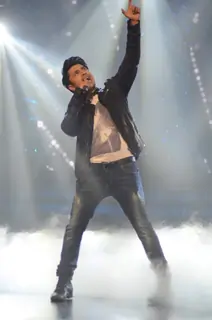 Ali Zafar performs at North America Sa Re Ga Ma Pa Finale