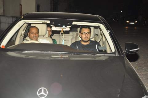 Dinesh Vijan was snapped at the Special Screening of Detective Byomkesh Bakshy! at Yashraj Studio