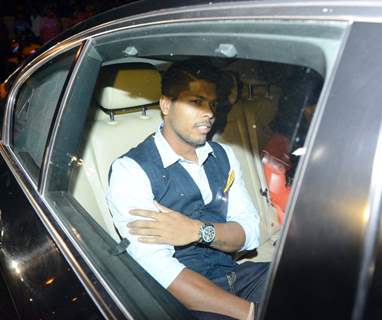 Umesh Yadav was snapped at Suresh Raina and Priyanka Chaudhary's Wedding Ceremony