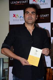 Arbaaz Khan poses with the Book 'Why Not Use Some Common Sense'