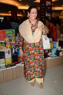 Poonam Sinha poses for the media at the Book Launch of 'Why Not Use Some Common Sense'