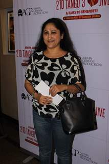 Jayati Bhatia was at the 50th Show of Ashvin Gidwani's Play 'Two To Tango Three To Jive'