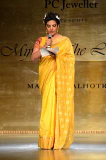 Shabana Azmi at 'Mijwan-The Legacy' a Fashion Show in Support of the Mijwan Welfare Society