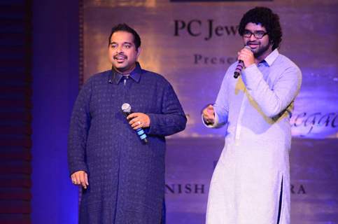 Shankar Mahadevan and Siddharth Mahadevan perform at 'Mijwan-The Legacy' Fashion Show