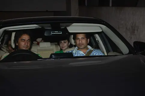 Sachin Tendulkar was snapped at the Special Screening of Fast & Furious 7