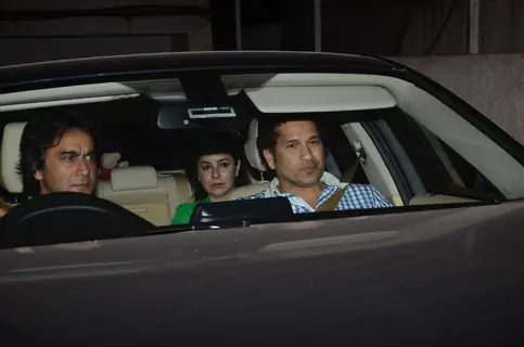 Sachin Tendulkar was snapped at the Special Screening of Fast & Furious 7
