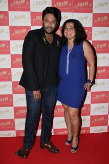 Nikhil Thampi and Divya Palat poses at 'The Step Up' Finale