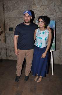 Aamir Khan and Kiran Rao at Special Screening of Margarita, with a Straw