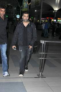 Karan Johar was snapped at Airport