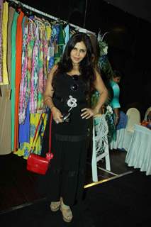 Nisha Jamwal poses for the media at Maheka Mirpuri's Summer Resort Preview