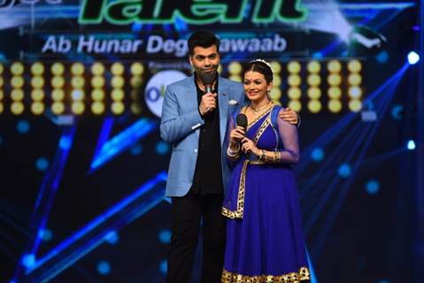 Karan Johar at Opening of India's Got Talent 6