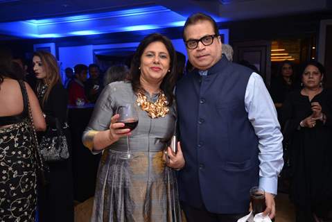 Ramesh Taurani and his wife at A Show by Anmol Jewellers