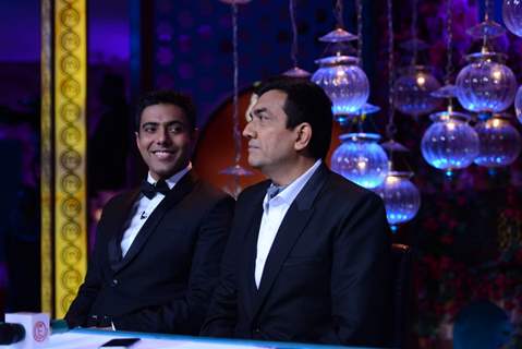 Sanjeev Kapoor and Ranveer Brar at Grand Finale of Masterchef Season 4