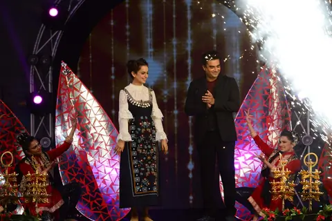Promotions of Tanu Weds  Manu Returns at Grand Finale of Masterchef Season 4