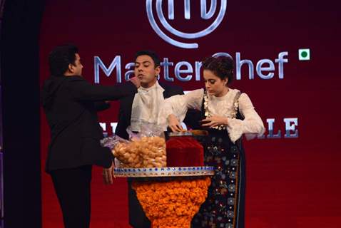 &quot;GolGuppa&quot;- Promotions of Tanu Weds Manu returns at  Grand Finale of Masterchef Season 4