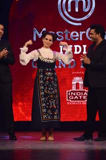 Promotions of Tanu Weds Manu returns at  Grand Finale of Masterchef Season 4