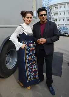 Promotions of Tanu Weds Manu Returns at the Grand Finale of Masterchef Season 4