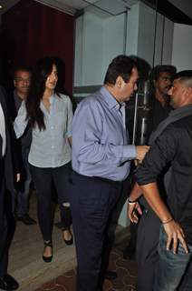 Randhir Kapoor and Katrina Kaif snapped at a Family Dinner