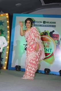 Raveena shows some moves at What's Your Talent by Religare