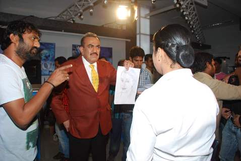ACP Pradyuman Shivaji Satam during shot on CID