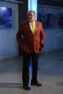 Shivaji Satam on the sets of CID