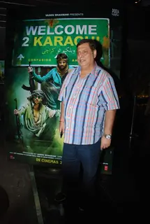 David Dhawan at Trailer Launch of Welcome to Karachi
