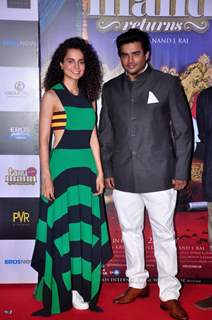 Kangana Ranaut and R. Madhavan at Tanu Weds Manu Trailer Launch