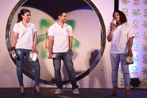 Masaba Gupta, Kunal Khemu and Soha at Launch of India's First Gender Neutral Wash Care Labels