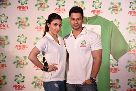 Soha and Kunal at Launch of India's First Gender Neutral Wash Care Labels