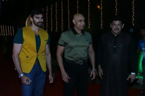 Nikitin Dheer, Pankaj Dheer and Puneet Issar attends Baisakhi Celebration at Khalsa College