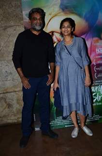 R. Balki and Gauri Shinde at  Screening of Margarita With a Straw