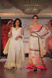 Alesia Raut walks the ramp at Chrysalis Fashion Show