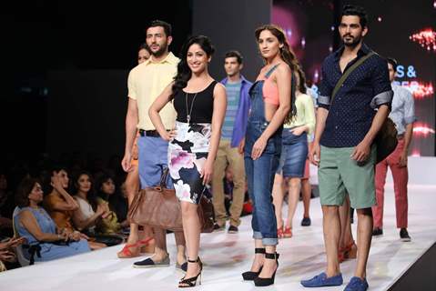 Yami Gautam walks the ramp at Marks & Spencers Spring/Summer 2015 Collection Launch